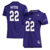 Peyton Waters No 22 Women’s White Washington Huskies Premier Football Jersey