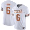 Quandre Diggs No 6 Texas Longhorns Vapor Limited Custom White Jersey