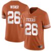 Quintrevion Wisner No 26 Men’s Texas Longhorns Mexico Vapor Jersey