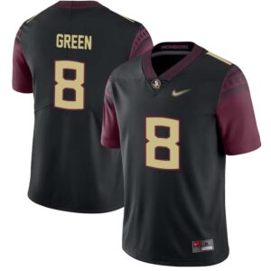 Renardo Green No 8 Men’s Florida State Seminoles Limited Football Jersey – Black