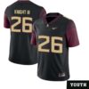 Ricky Knight Iii No 26 Youth’s White Florida State Seminoles Game Football Jersey
