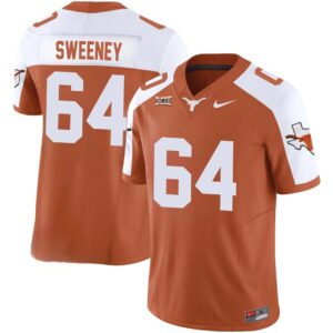 Robert Sweeney No 64 Texas Longhorns Vapor Limited Custom Orange Jersey