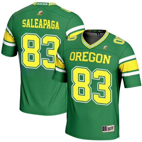 Roger Saleapaga No 83 Men’S Gameday Green Ndsu Bison Endzone Football Jersey