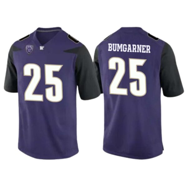Ryder Bumgarner No 25 American College Football Wear Mens Ncaa Washington Huskies Football Jersey