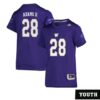 Sam Adams Ii No 28 Youth’s White Washington Huskies Premier Football Jersey