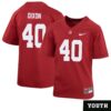 Sterling Dixon No 40 Youth Alabama Crimson Tide Throwback Football Jersey