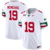 Steve Mcmichael No 19 Orange Texas Longhorns Football Custom Game Jersey For Men