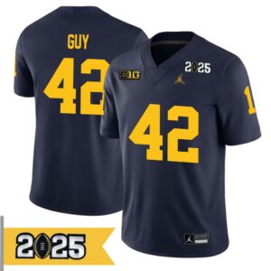 TJ Guy Jersey, TJ Guy Michigan Wolverines No 42