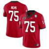 Tate Nelms No 75 Mens Red Georgia Bulldogs Nil Pick A Player Football Jersey