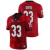 Terrell Davis No 33 Georgia Bulldogs Mens Ncaa Black 2022 National Championship Decisive Highlights College Football Jersey