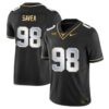 Tiaoalii Savea No 98 Texas Longhorns Gold Vapor Limited White Jersey