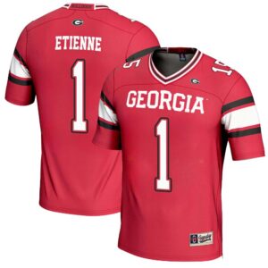 Trevor Etienne No 1 Mens GameDay Greats Carson Beck Red Georgia Bulldogs NIL Player Football Jersey