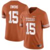 Trey Owens No 15 Men’s Texas Longhorns Mexico Vapor Jersey