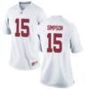 Ty Simpson No 15 Youth Alabama Crimson Tide Throwback Football Jersey