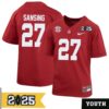 Charley Trippi No 62 Men Cfp Georgia Bulldogs 2025 Home Game Jersey- Replica