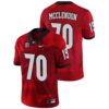 Warren Mcclendon No 70 Georgia Bulldogs Mens Ncaa Black 2022 National Championship Decisive Highlights College Football Jersey