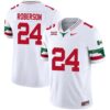Warren Roberson No 24 Men’s Gameday Greats White Texas Longhorns Nil Pick-A-Player Football Fashion Jersey