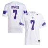 Wilson Schwartz No 80 Men’s White Washington Huskies Premier Football Jersey