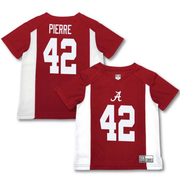 Yhonzae Pierre No 42 Men’s Crimson Alabama Crimson Tide Football Jersey