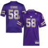 Zachary Henning No 58 Men’s Purple Washington Huskies Team Premier Football Jersey