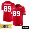 Zak Herbstreit No 89 Woman Cfp Ohio State Buckeyes Playoff First Round 2025 Jersey- Replica