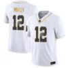 Zavier Mincey No 12 Men’s Alabama Crimson Tide Limited Custom Black Golden Jersey
