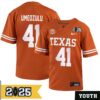 Cole Hutson No 54 Men Cfp Texas Longhorns 2025 Home Game Jersey- Replica
